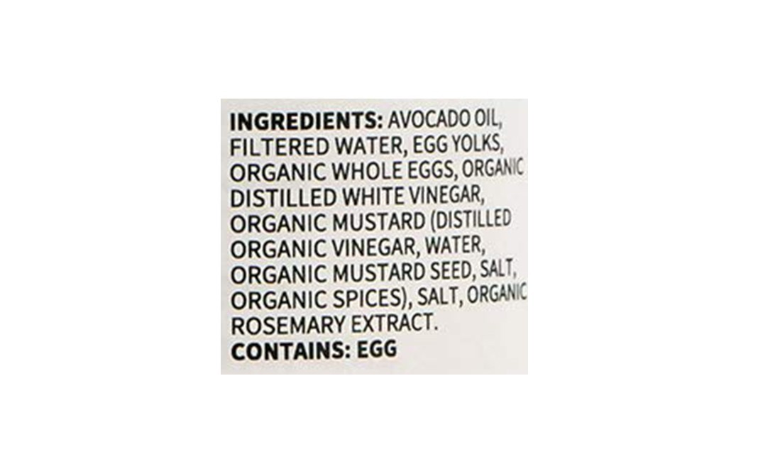 Chosen Foods Traditional Mayo 100% Avocado Oil    Plastic Jar  355 millilitre